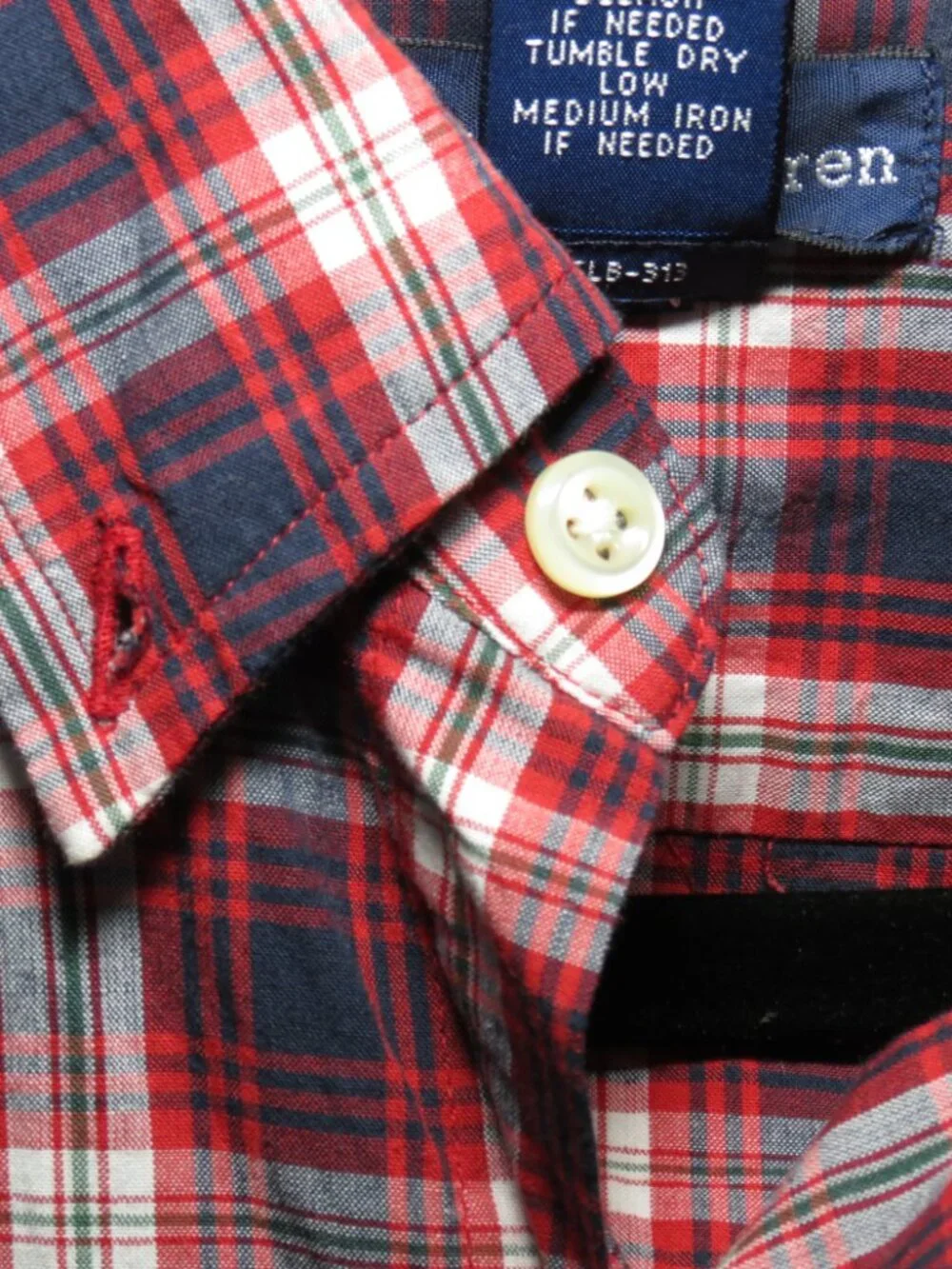 NEW WITH TAGS Ralph Lauren Boys Size Large Button Down Shirt with Long Sleeves